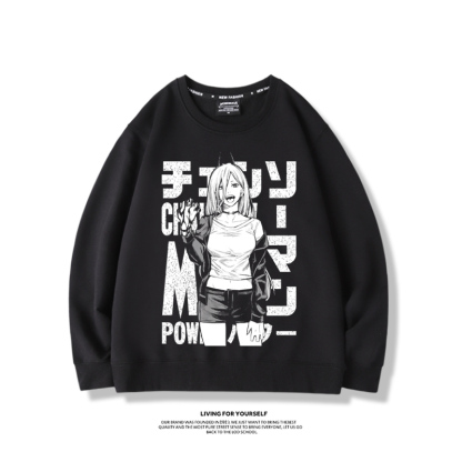 鏈鋸人帕瓦2023親子情侶裝 圓領長袖