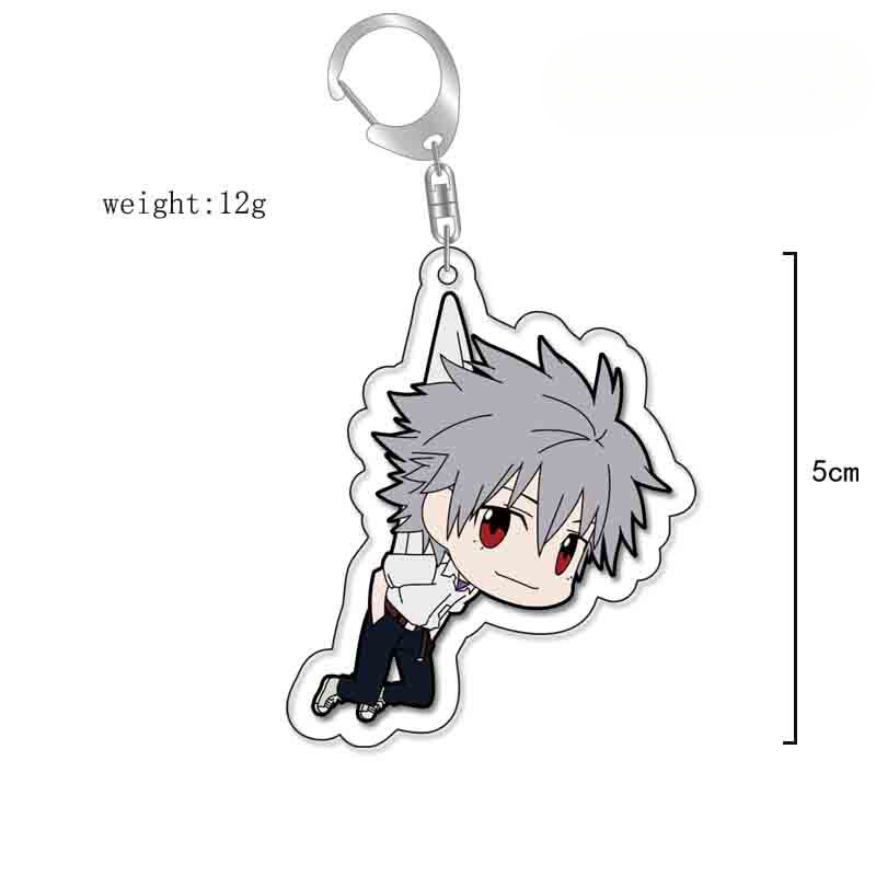 福音EVA綾波麗立牌動漫周邊亞克力鑰匙扣明日香真希波碇真嗣渚薰掛飾【單買三件起送】
