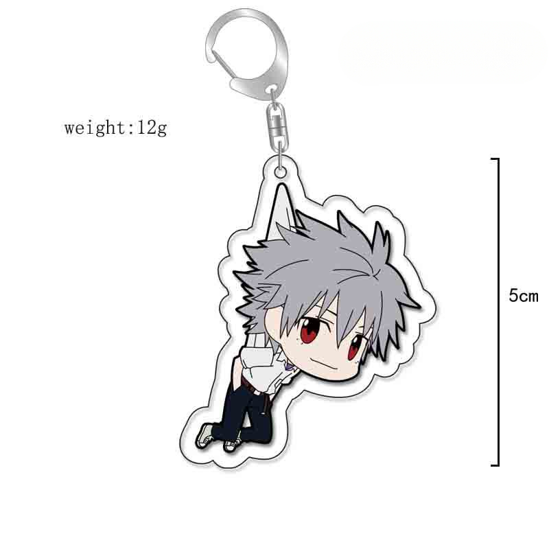 福音EVA綾波麗立牌動漫周邊亞克力鑰匙扣明日香真希波碇真嗣渚薰掛飾【單買三件起送】