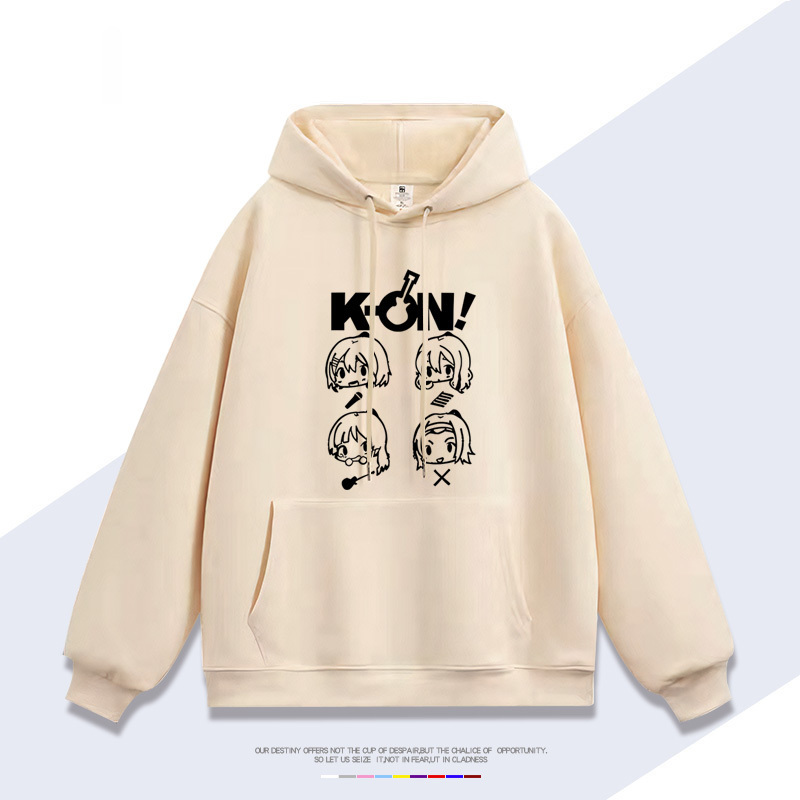 輕音少女K-ON 聯名衛衣2025秋冬新款 親子情侶裝連帽衛衣