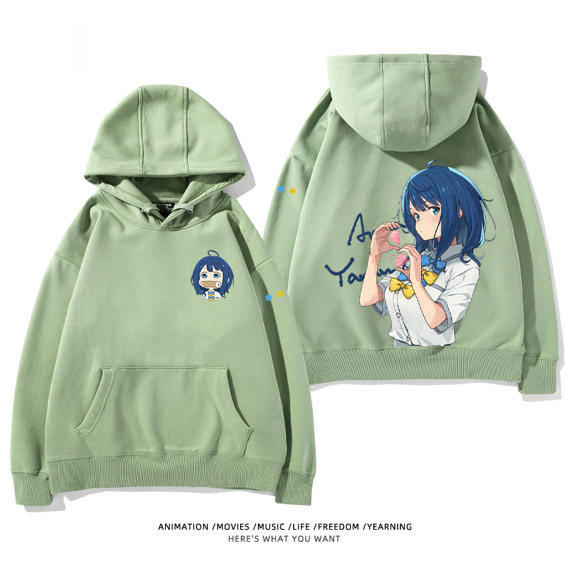 敗犬女主也太多了聯名衛衣2024秋冬新款親子情侶裝薄絨款連帽衛衣