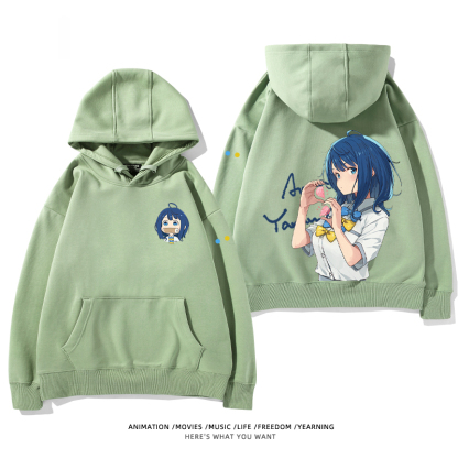 敗犬女主也太多了聯名衛衣2024秋冬新款親子情侶裝薄絨款連帽衛衣