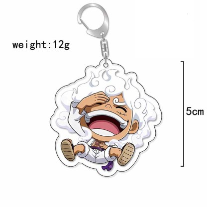 航海王五檔路飛掛件尼卡形態路飛鑰匙扣亞克力四皇凱多大河索隆 掛飾【單買三件起送】