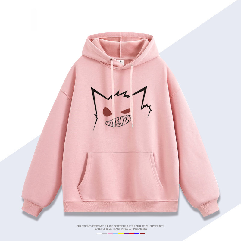 寶可夢 2025秋冬新款親子情侶裝連帽衛衣