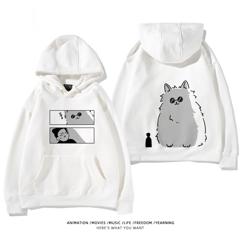 咒術迴戰聯名衛衣2024秋冬新款親子情侶裝薄絨款連帽衛衣