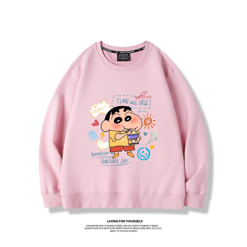 蠟筆小新2023親子情侶裝 圓領長袖