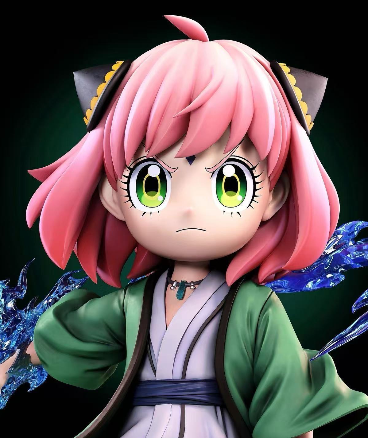 ZH 整活 忍者綱手安妮亞 雙頭雕