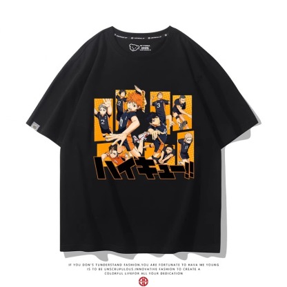 排球少年 2024親子情侶男女同款 純棉T恤