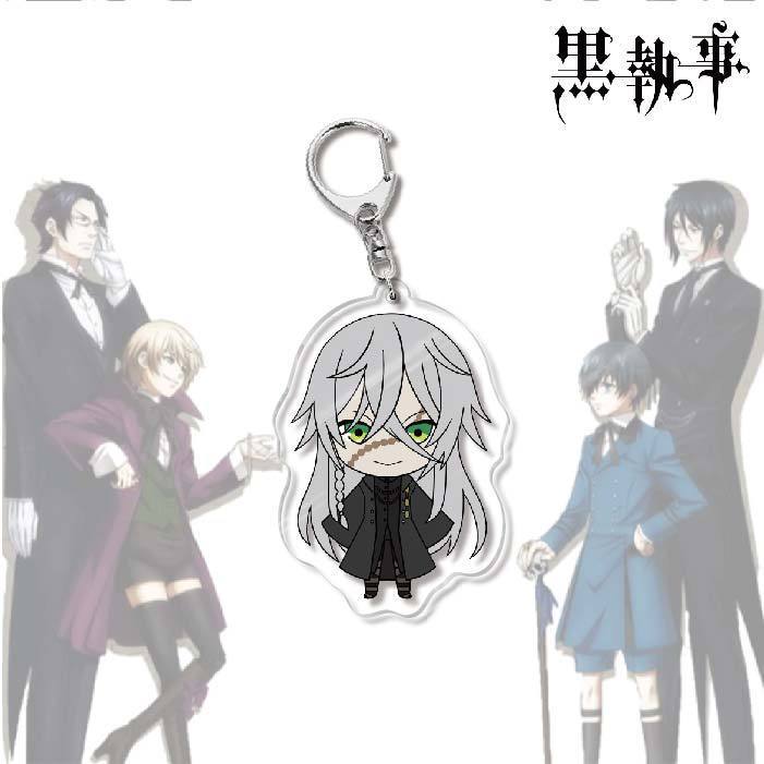 黑執事塞巴斯蒂安夏爾亞克力鑰匙扣掛飾【單買三件起送】