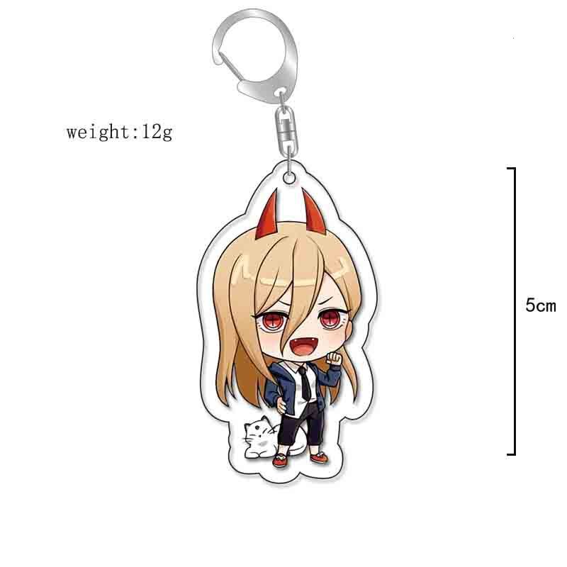 鏈鋸人鑰匙扣Chainsaw Man電次瑪奇瑪帕瓦蕾塞亞克力掛飾【單買三件起送】