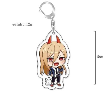 鏈鋸人鑰匙扣Chainsaw Man電次瑪奇瑪帕瓦蕾塞亞克力掛飾【單買三件起送】
