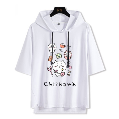 chiikawa 連帽短袖T恤