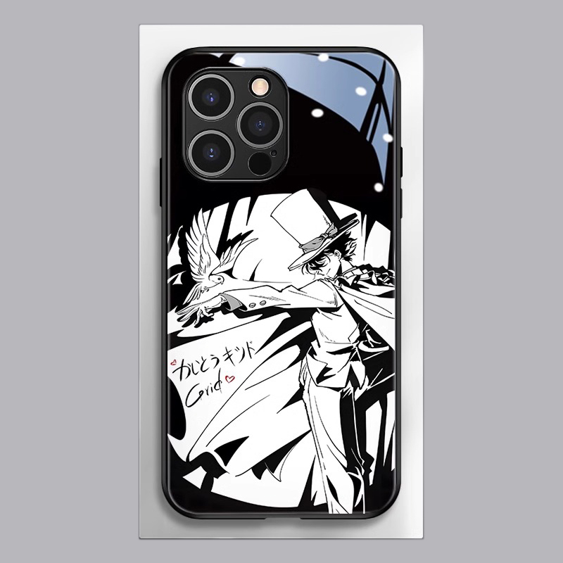 名偵探柯南新款高清全包防摔玻璃殼