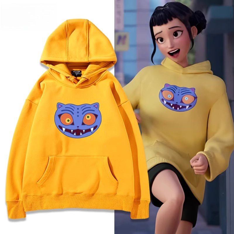 獵魔女團KPOP 聯名衛衣2025秋冬新款親子情侶裝連帽衛衣