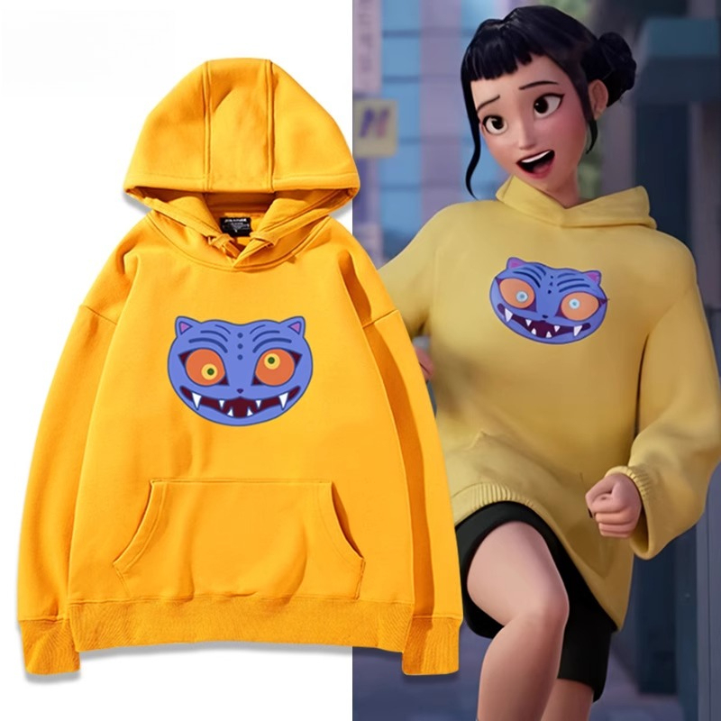 獵魔女團KPOP 聯名衛衣2025秋冬新款親子情侶裝連帽衛衣