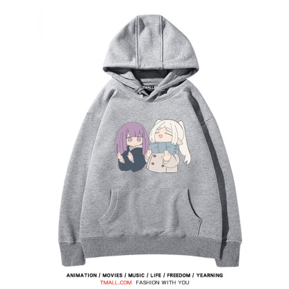 葬送的芙莉蓮 聯名衛衣2024秋冬新款親子情侶裝薄絨款連帽衛衣