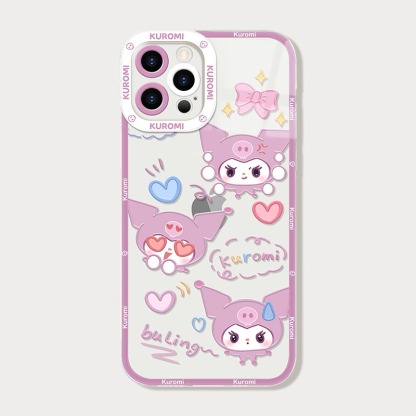 蘋果 系列三麗鷗 星之卡比天使眼透明防摔軟殼