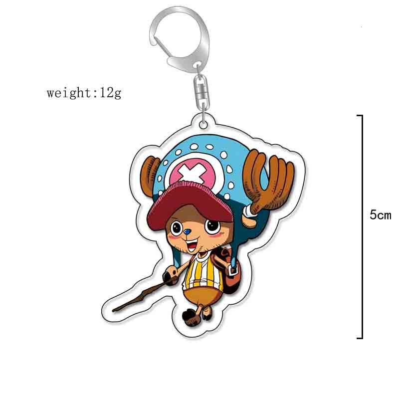 航海王草帽路飛索隆喬巴羅賓亞力克鑰匙扣掛飾【單買三件起送】
