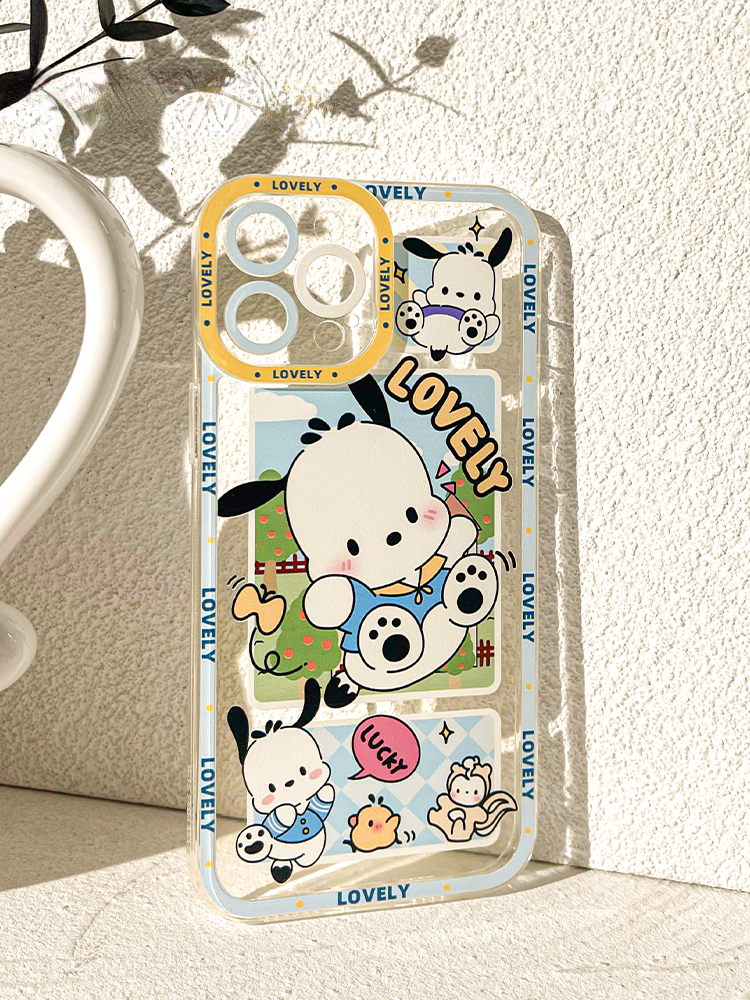 蘋果 系列三麗鷗天使眼透明防摔軟殼