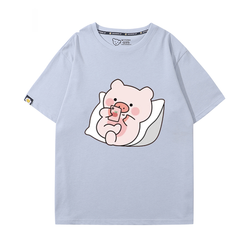 lulu豬 2024親子情侶男女同款 T恤