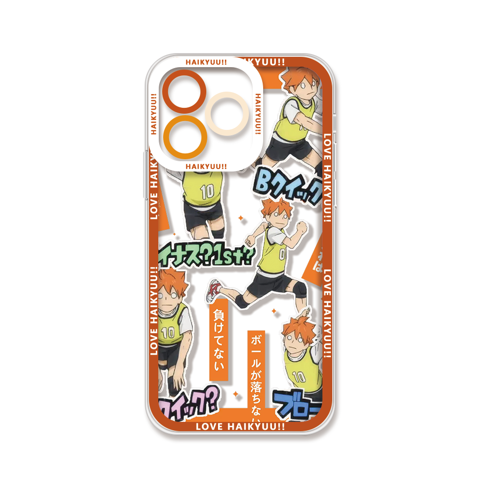 蘋果 系列排球少年 天使眼透明防摔軟殼