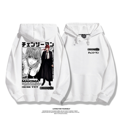 鏈鋸人新款 親子情侶男女款連帽衛衣