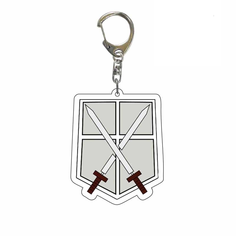 進擊的巨人調查兵團艾倫三笠阿明埃爾文利威爾韓吉萊納鑰匙扣掛飾【單買三件起送】