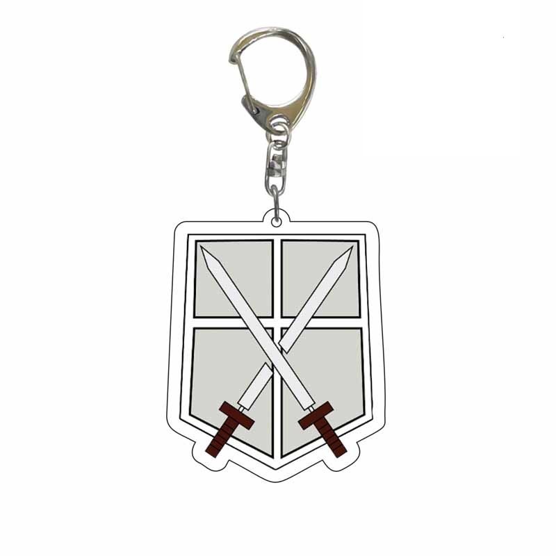 進擊的巨人調查兵團艾倫三笠阿明埃爾文利威爾韓吉萊納鑰匙扣掛飾【單買三件起送】