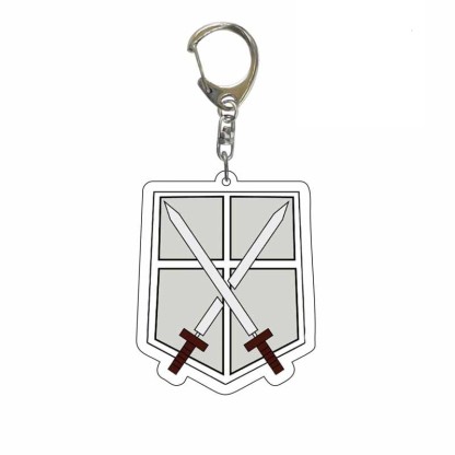 進擊的巨人調查兵團艾倫三笠阿明埃爾文利威爾韓吉萊納鑰匙扣掛飾【單買三件起送】