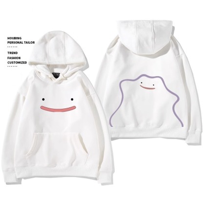 寶可夢 聯名衛衣2024秋冬新款親子情侶裝薄絨款連帽衛衣