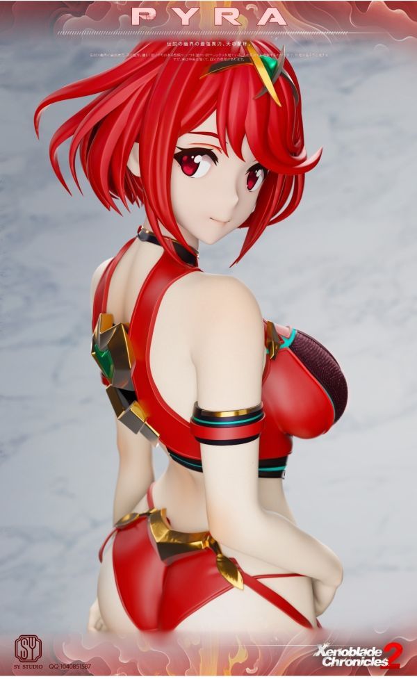 【預購】森炎SY studio 女角色輕雕像系列第一款 Mythra&Pyra 光焰合鳴（異度之刃）