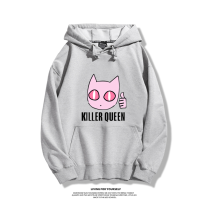 JOJO的奇妙冒險聯名衛衣2024秋冬新款親子情侶裝薄絨款連帽衛衣