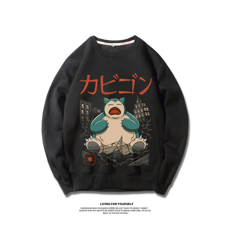 寶可夢日系2023親子情侶裝 圓領長袖