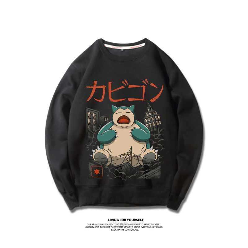 寶可夢日系2023親子情侶裝 圓領長袖