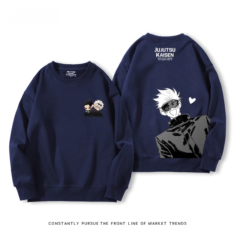 【預售2.25號發貨】鏈鋸人聯名衛衣2024秋冬新款親子情侶裝薄絨款連帽衛衣