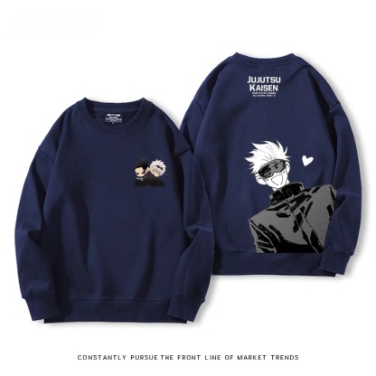 【預售2.25號發貨】鏈鋸人聯名衛衣2024秋冬新款親子情侶裝薄絨款連帽衛衣