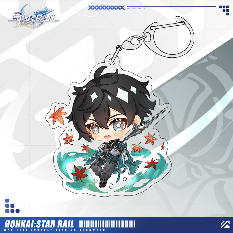 崩壞星穹鐵道愛莉希雅彥卿希露瓦景元白露姬子亞克力鑰匙扣掛飾【單買三件起送】