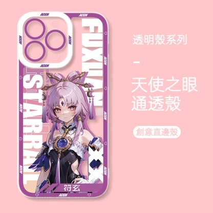 蘋果 系列符玄星穹鐵道天使眼透明防摔軟殼