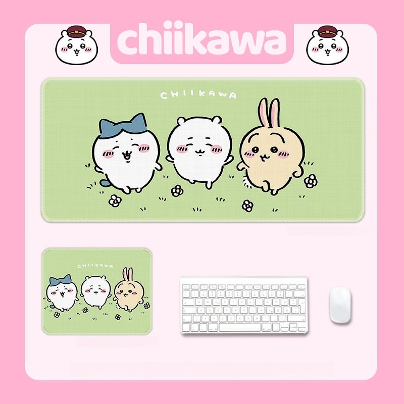 Chiikawa吉伊卡哇 主題桌墊 布質滑鼠墊