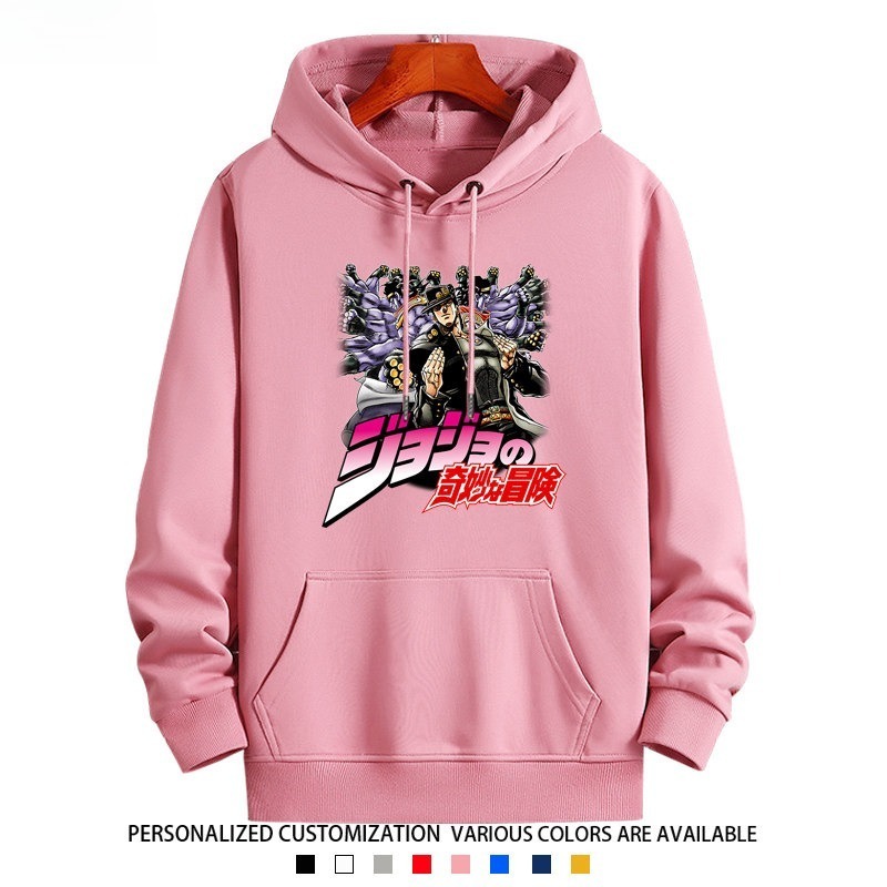 JOJO的奇妙冒險衛衣新款 親子情侶裝連帽衛衣