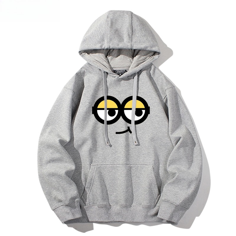 神偷奶爸小黃人新款 親子情侶男女連帽衛衣