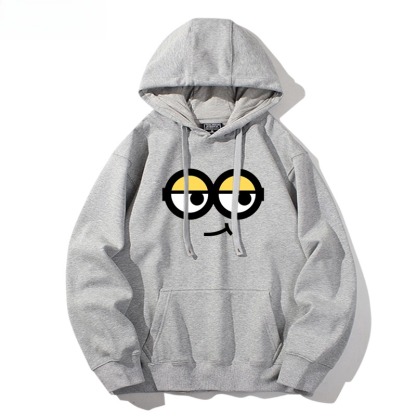 神偷奶爸小黃人新款 親子情侶男女連帽衛衣