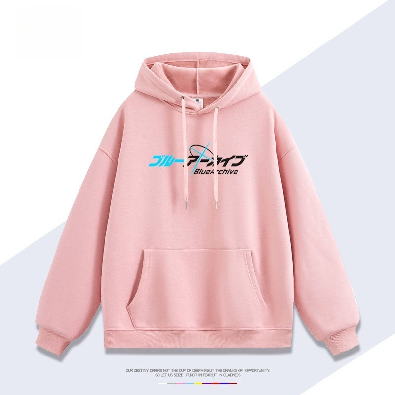 蔚藍檔案新款 親子情侶男女連帽衛衣