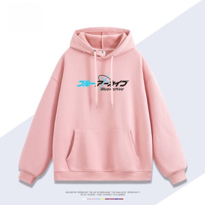 蔚藍檔案新款 親子情侶男女連帽衛衣