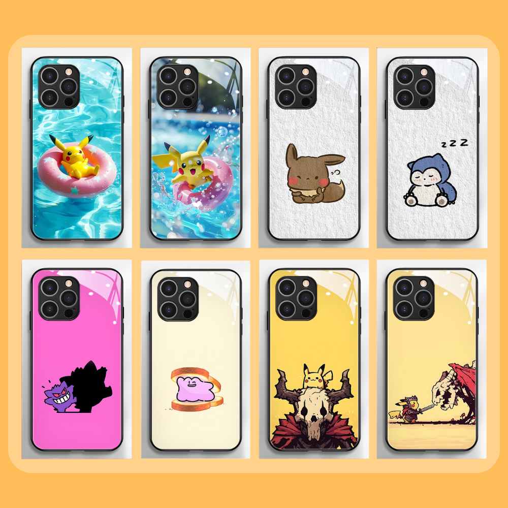 寶可夢新款高清全包防摔玻璃殼