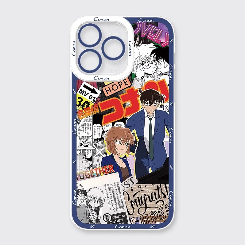 蘋果 系列名偵探柯南天使眼透明防摔軟殼