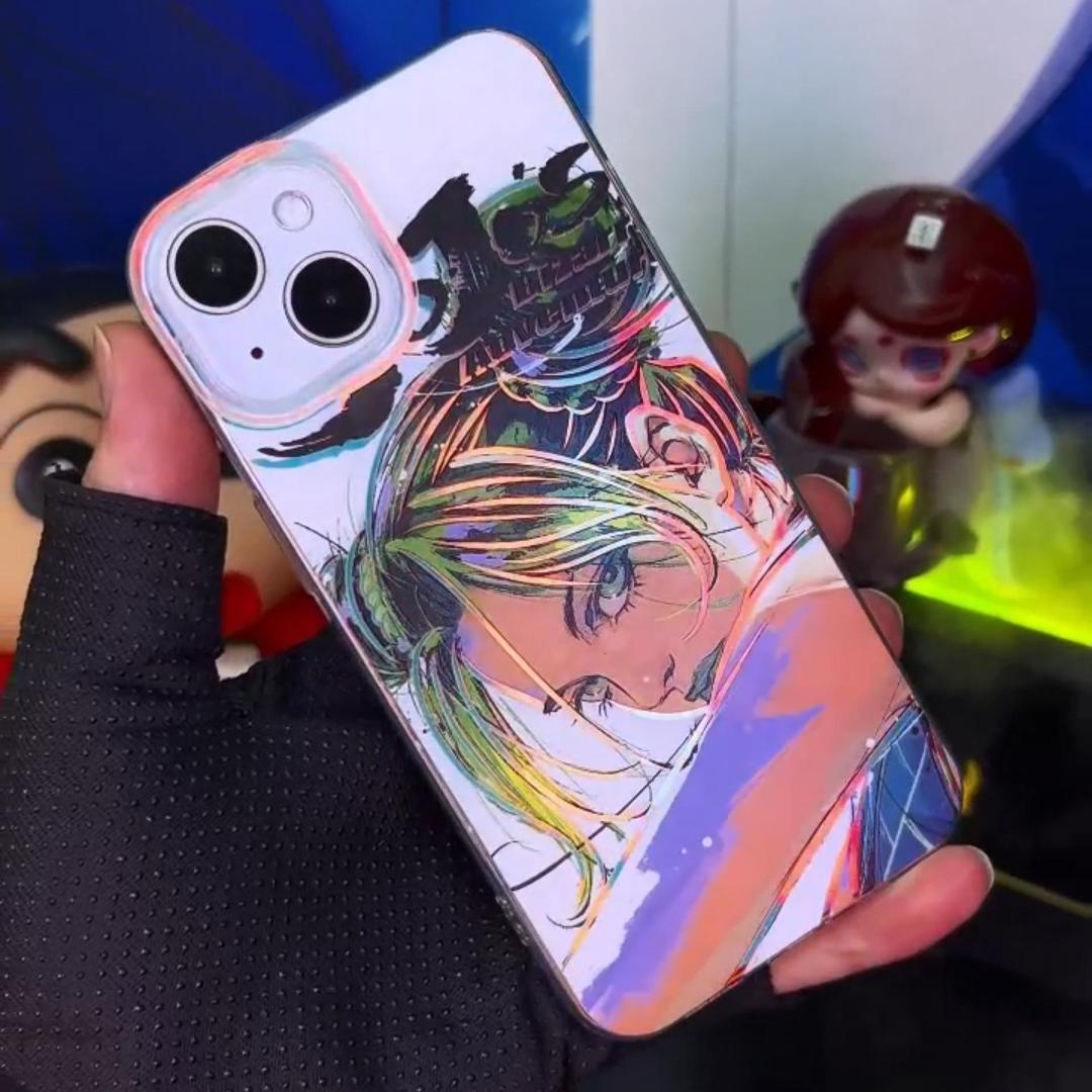 JOJO的奇妙冒險 極光金漸變手機殼