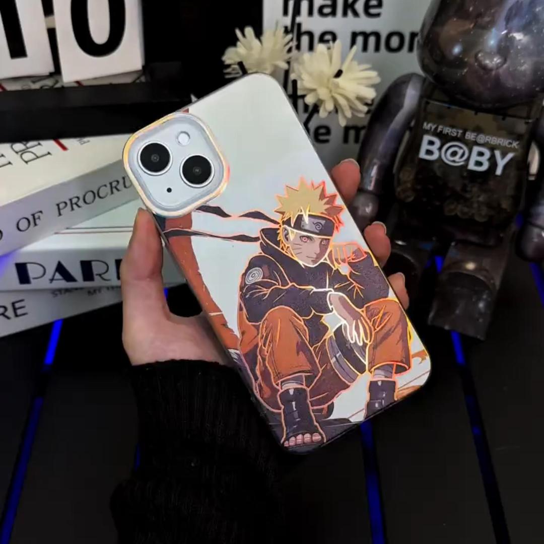 火影忍者極光金漸變手機殼