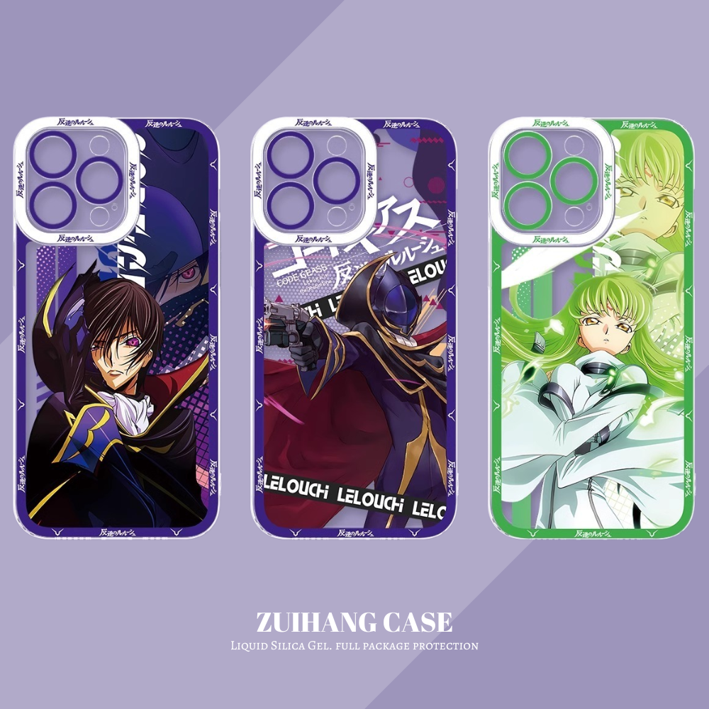 反叛的魯路修天使眼透明防摔軟殼