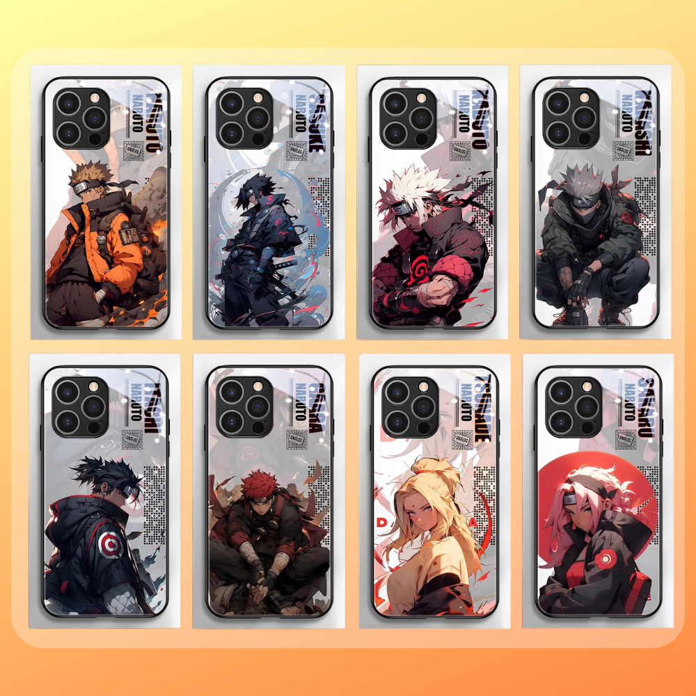 火影忍者新款高清全包防摔玻璃殼